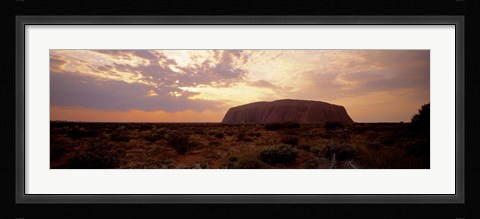 Framed Uluru-Kata Tjuta National Park Northern Territory Australia Print