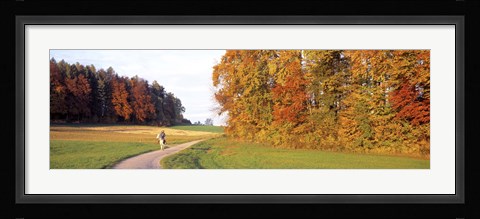 Framed Woman On Horse, Cantone Zug, Switzerland Print