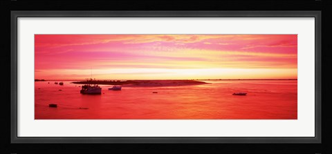 Framed Sunrise Chatham Harbor Cape Cod MA USA Print
