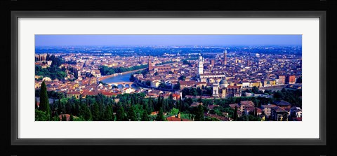 Framed Cityscape, Verona, Italy Print