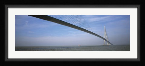 Framed Pont de Normandy Normandy France Print