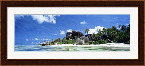 Framed La Digue Seychelles Print