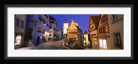 Framed Germany, Rothenburg ob der Tauber Print