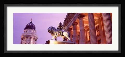 Framed Schauspielhaus, Deutscher Dom, Berlin, Germany Print