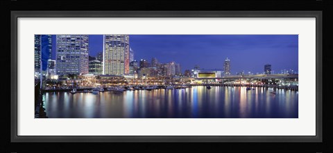 Framed Darling Harbor, Sydney, Australia Print