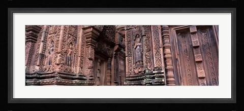 Framed Bantreay Srei nr Siem Reap Cambodia Print