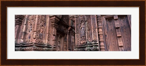 Framed Bantreay Srei nr Siem Reap Cambodia Print