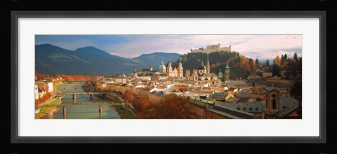 Framed Cityscape Salzburg Austria Print