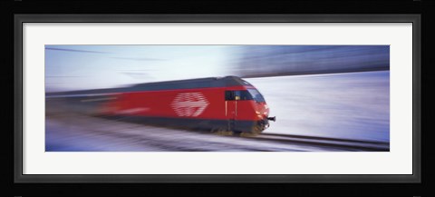 Framed SBB Train Switzerland Print
