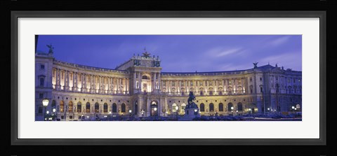 Framed Hofburg Imperial Palace, Heldenplatz, Vienna, Austria Print