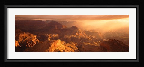 Framed Sunrise View From Hopi Point Grand Canyon AZ Print