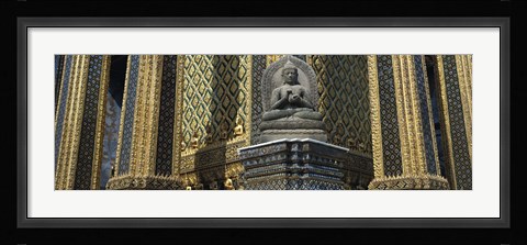 Framed Emerald Buddha, Wat Phra Keo, Bangkok, Thailand Print