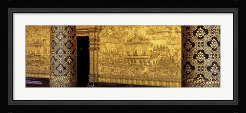 Framed Wat Mai Luang Prabang Laos Print