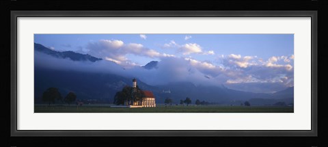 Framed Saint Coloman Church, Bavaria, Germany Print