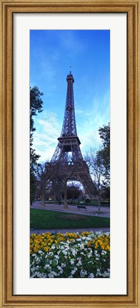 Framed Eiffel Tower Paris France (horizontal) Print