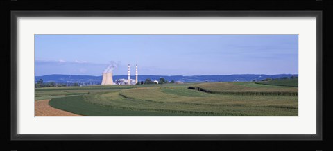 Framed Power Plant Energy Print