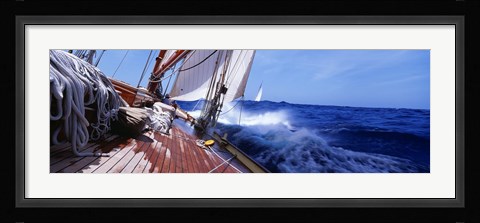 Framed Yacht Race Print