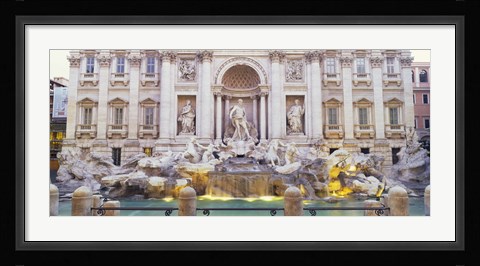 Framed Trevi Fountain Rome Italy Print