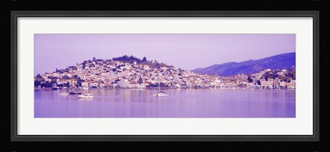 Framed Poros, Greece Print
