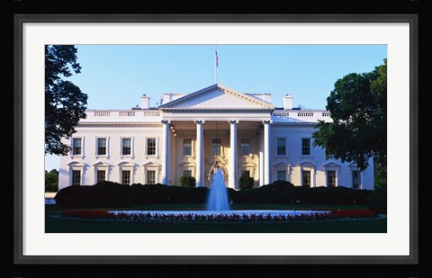 Framed White House Washington DC Print