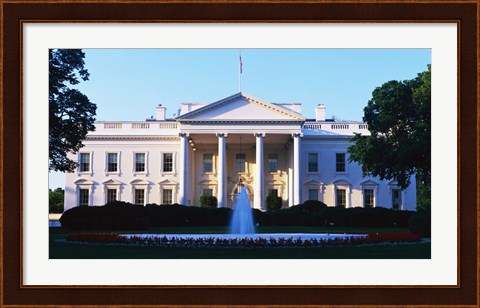 Framed White House Washington DC Print