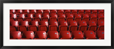 Framed Stadium Seats Print