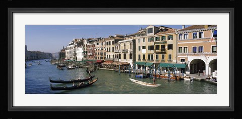 Framed View of the Grand Canal, Venice Italy Print