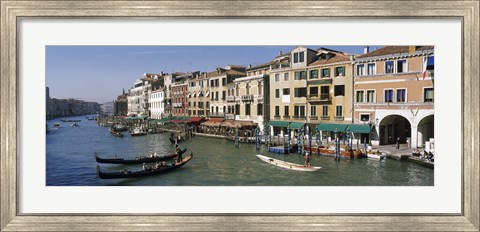 Framed View of the Grand Canal, Venice Italy Print
