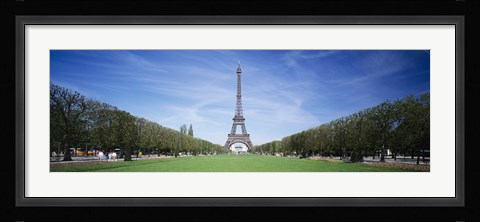 Framed Eiffel Tower from a Distance, Paris, France Print