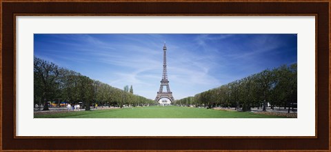 Framed Eiffel Tower from a Distance, Paris, France Print