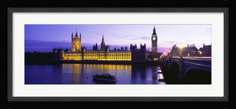 Framed Parliament, Big Ben, London, England, United Kingdom Print