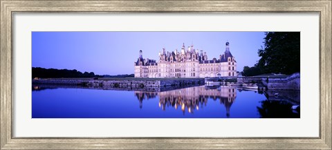 Framed Chateau Royal De Chambord, Loire Valley, France Print