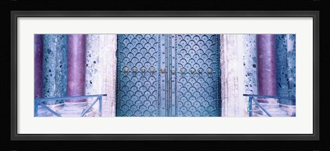 Framed Door Detail St Marks Square Venice Italy Print