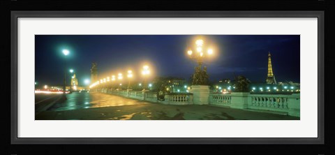 Framed Evening Paris France Print