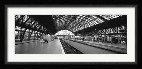 Framed Train Station, Cologne, Germany Print