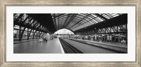 Framed Train Station, Cologne, Germany Print