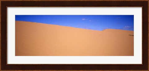 Framed Sand dunes in a desert, New South Wales, Australia Print