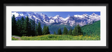 Framed Murren Switzerland Print