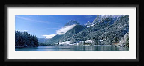 Framed Hinter See Bavaria Germany Print