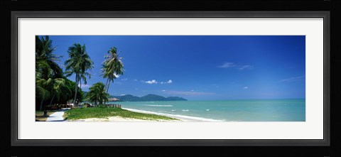 Framed Tropical Beach Penang Malaysia Print