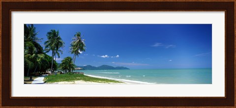 Framed Tropical Beach Penang Malaysia Print