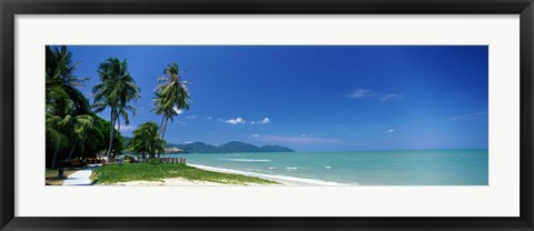 Framed Tropical Beach Penang Malaysia Print