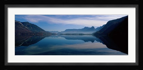 Framed St. Wolfgangsee and Alps Salzkammergut Austria Print