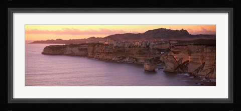 Framed Bonifacio Corsica France Print