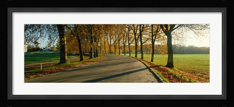 Framed Road at Chateau Chambord France Print