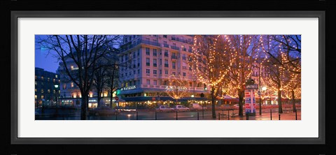 Framed Evening, Paris, France Print