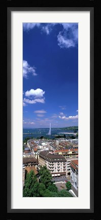 Framed Geneva Switzerland (vertical) Print