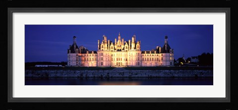 Framed Chateau de Chambord Loire France Print