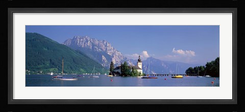 Framed Traunsee Lake Gmunden Austria Print