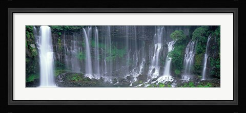 Framed Shiraito Falls, Fujinomiya, Shizuoka, Japan Print